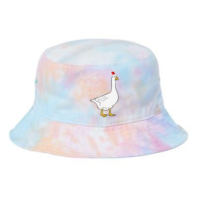 Santa’s silliest goose tacky Funny Christmas  Tie Dye Newport Bucket Hat