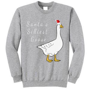 Santa’s silliest goose tacky Funny Christmas  Tall Sweatshirt