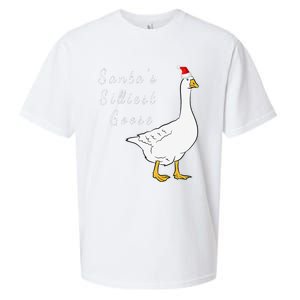 Santa’s silliest goose tacky Funny Christmas  Sueded Cloud Jersey T-Shirt