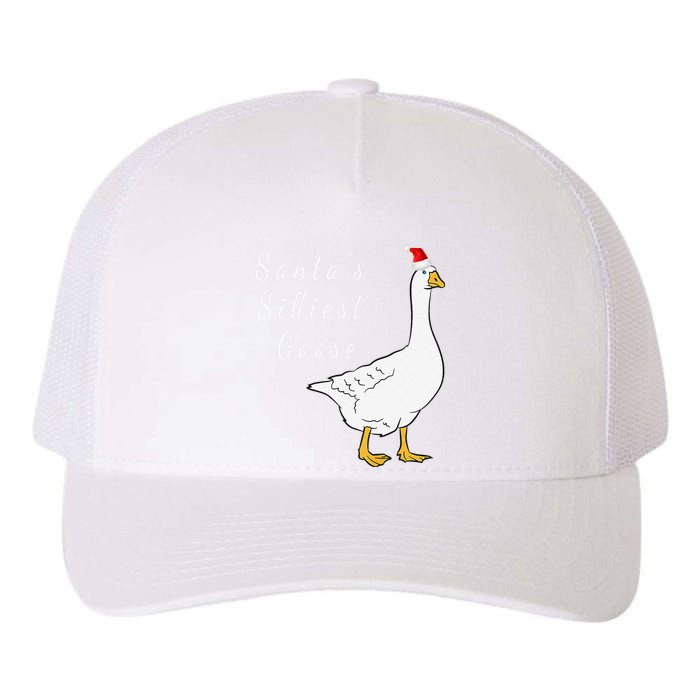 Santa’s silliest goose tacky Funny Christmas  Yupoong Adult 5-Panel Trucker Hat