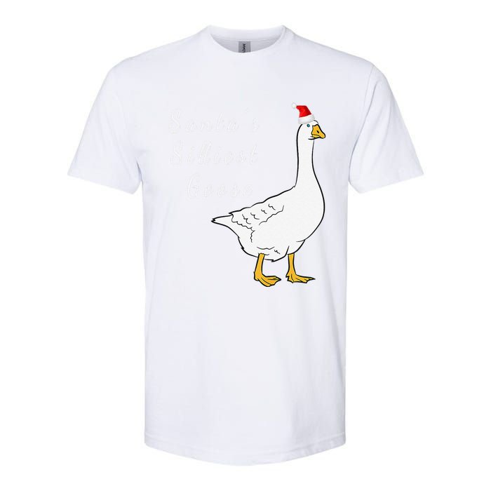 Santa’s silliest goose tacky Funny Christmas  Softstyle CVC T-Shirt