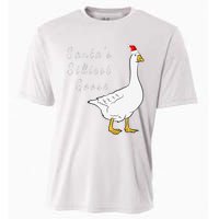 Santa’s silliest goose tacky Funny Christmas  Cooling Performance Crew T-Shirt