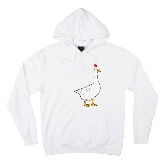 Santa’s silliest goose tacky Funny Christmas  Hoodie