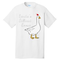 Santa’s silliest goose tacky Funny Christmas  Tall T-Shirt