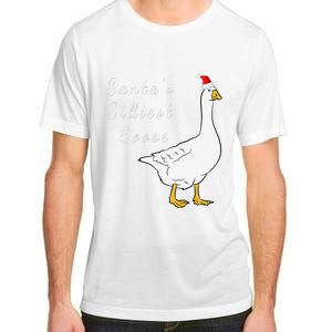 Santa’s silliest goose tacky Funny Christmas  Adult ChromaSoft Performance T-Shirt