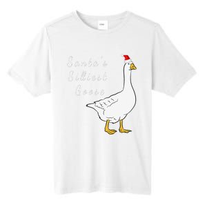 Santa’s silliest goose tacky Funny Christmas  Tall Fusion ChromaSoft Performance T-Shirt