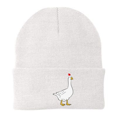 Santa’s silliest goose tacky Funny Christmas  Knit Cap Winter Beanie