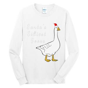 Santa’s silliest goose tacky Funny Christmas  Tall Long Sleeve T-Shirt