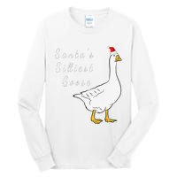 Santa’s silliest goose tacky Funny Christmas  Tall Long Sleeve T-Shirt