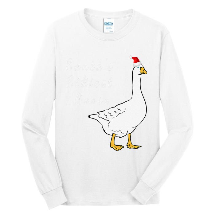 Santa’s silliest goose tacky Funny Christmas  Tall Long Sleeve T-Shirt