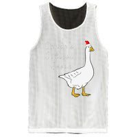 Santa’s silliest goose tacky Funny Christmas  Mesh Reversible Basketball Jersey Tank