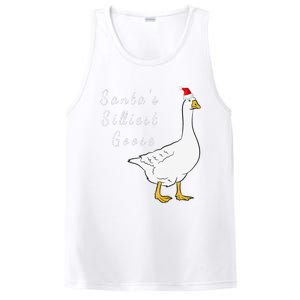 Santa’s silliest goose tacky Funny Christmas  PosiCharge Competitor Tank