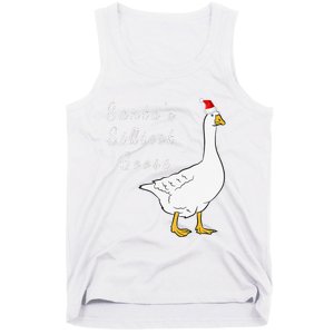 Santa’s silliest goose tacky Funny Christmas  Tank Top