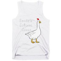 Santa’s silliest goose tacky Funny Christmas  Tank Top