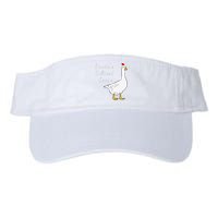 Santa’s silliest goose tacky Funny Christmas  Valucap Bio-Washed Visor