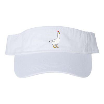 Santa’s silliest goose tacky Funny Christmas  Valucap Bio-Washed Visor