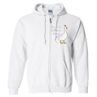 Santa’s silliest goose tacky Funny Christmas  Full Zip Hoodie