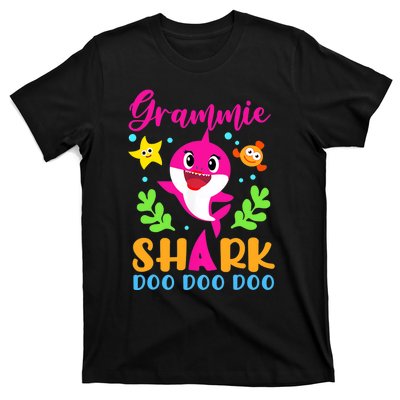 Shark Shirt Grammie Shirt Grammie Lover Family Mother's T-Shirt