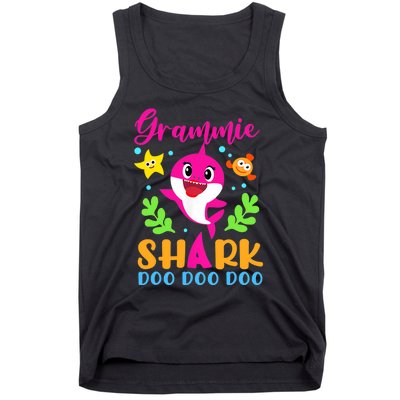 Shark Shirt Grammie Shirt Grammie Lover Family Mother's Tank Top