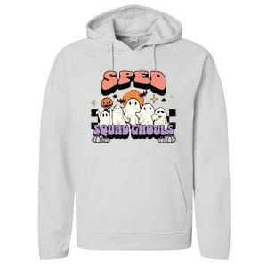 Sped Squad Ghoul Special Education Teacher Halloween Costume Performance Fleece Hoodie