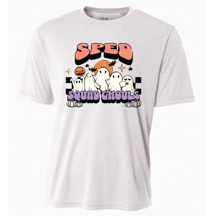 Sped Squad Ghoul Special Education Teacher Halloween Costume Cooling Performance Crew T-Shirt