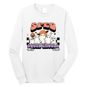 Sped Squad Ghoul Special Education Teacher Halloween Costume Long Sleeve Shirt