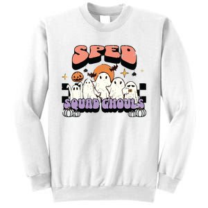 Sped Squad Ghoul Special Education Teacher Halloween Costume Sweatshirt