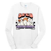 Sped Squad Ghoul Special Education Teacher Halloween Costume Tall Long Sleeve T-Shirt