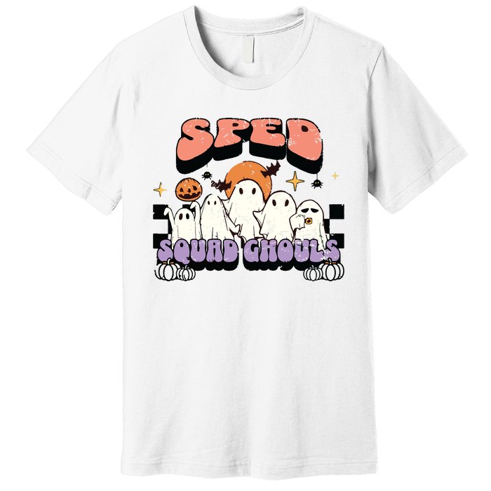 Sped Squad Ghoul Special Education Teacher Halloween Costume Premium T-Shirt