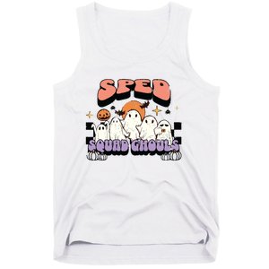 Sped Squad Ghoul Special Education Teacher Halloween Costume Tank Top