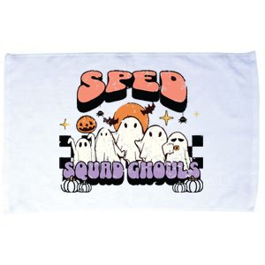 Sped Squad Ghoul Special Education Teacher Halloween Costume Microfiber Hand Towel