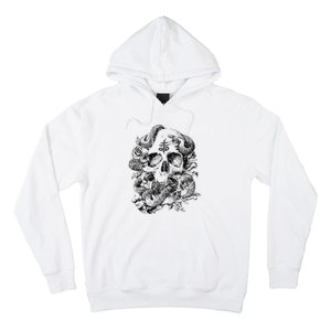 Skull & Snakes Goth Punk Hoodie