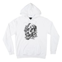 Skull & Snakes Goth Punk Hoodie