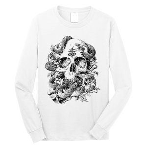 Skull & Snakes Goth Punk Long Sleeve Shirt