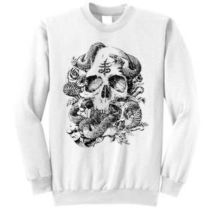 Skull & Snakes Goth Punk Sweatshirt