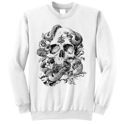 Skull & Snakes Goth Punk Sweatshirt