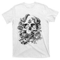 Skull & Snakes Goth Punk T-Shirt