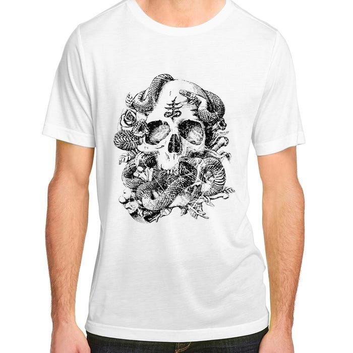 Skull & Snakes Goth Punk Adult ChromaSoft Performance T-Shirt