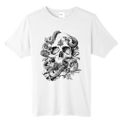 Skull & Snakes Goth Punk Tall Fusion ChromaSoft Performance T-Shirt