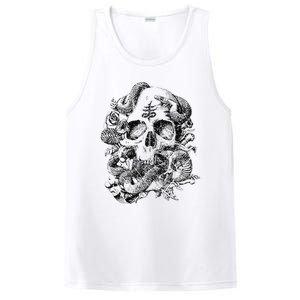 Skull & Snakes Goth Punk PosiCharge Competitor Tank