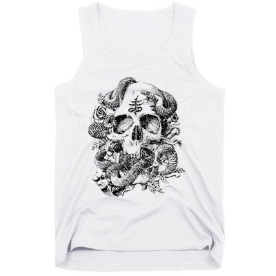 Skull & Snakes Goth Punk Tank Top