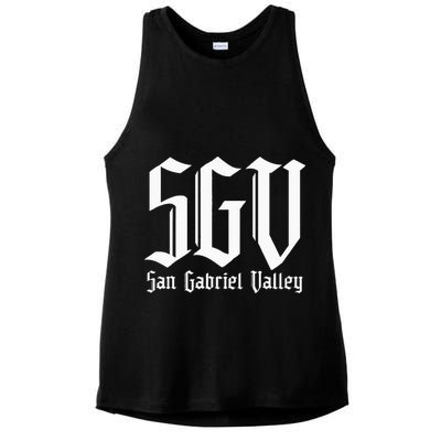 Sgv San Gabriel Valley Sgv 626 San Gabriel Valley Ladies PosiCharge Tri-Blend Wicking Tank