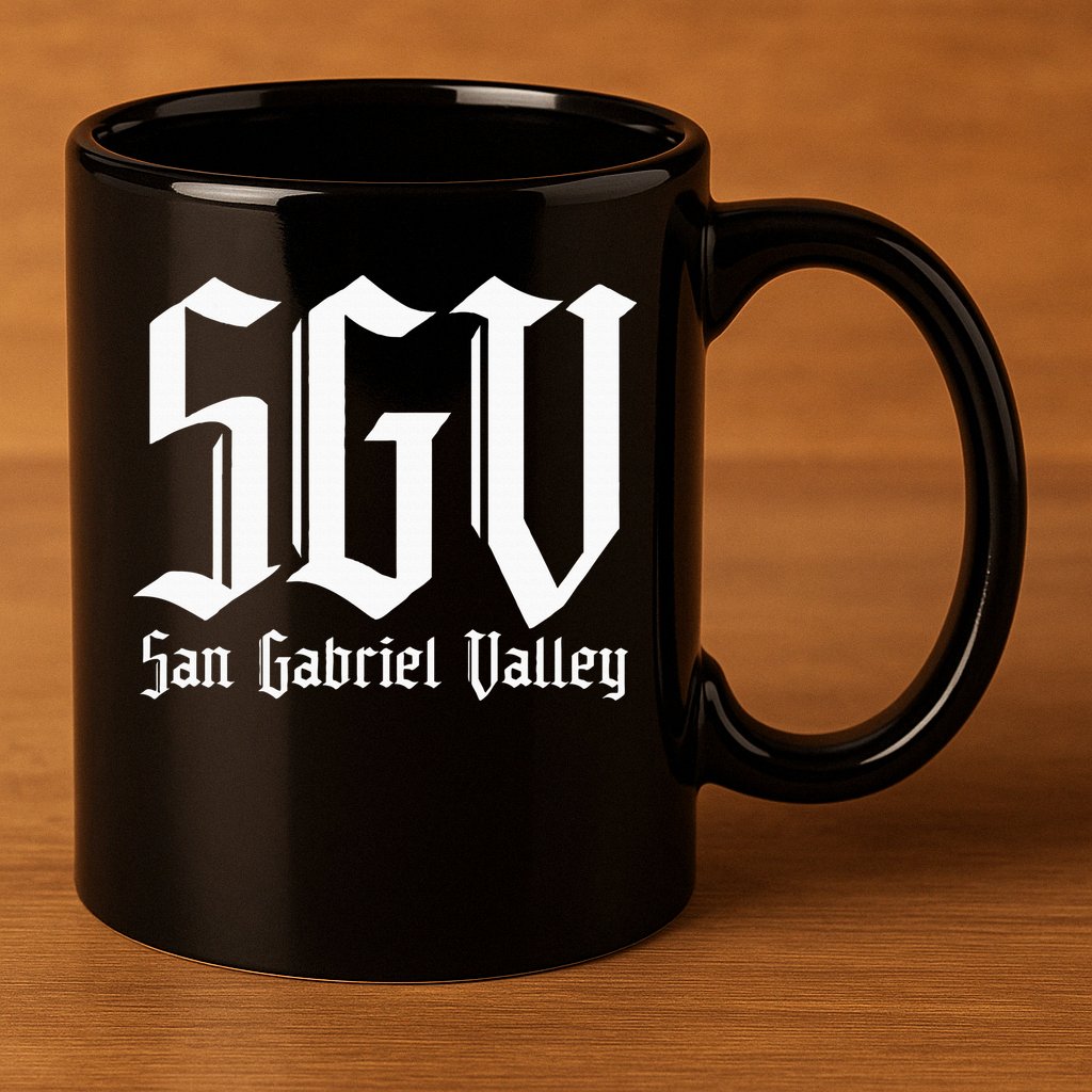Sgv San Gabriel Valley Sgv 626 San Gabriel Valley 11oz C Handle Ceramic Mug