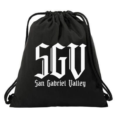 Sgv San Gabriel Valley Sgv 626 San Gabriel Valley Drawstring Bag