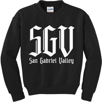 Sgv San Gabriel Valley Sgv 626 San Gabriel Valley Kids Sweatshirt