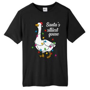 Santa’s silliest goose Funny Christmas Family  Tall Fusion ChromaSoft Performance T-Shirt