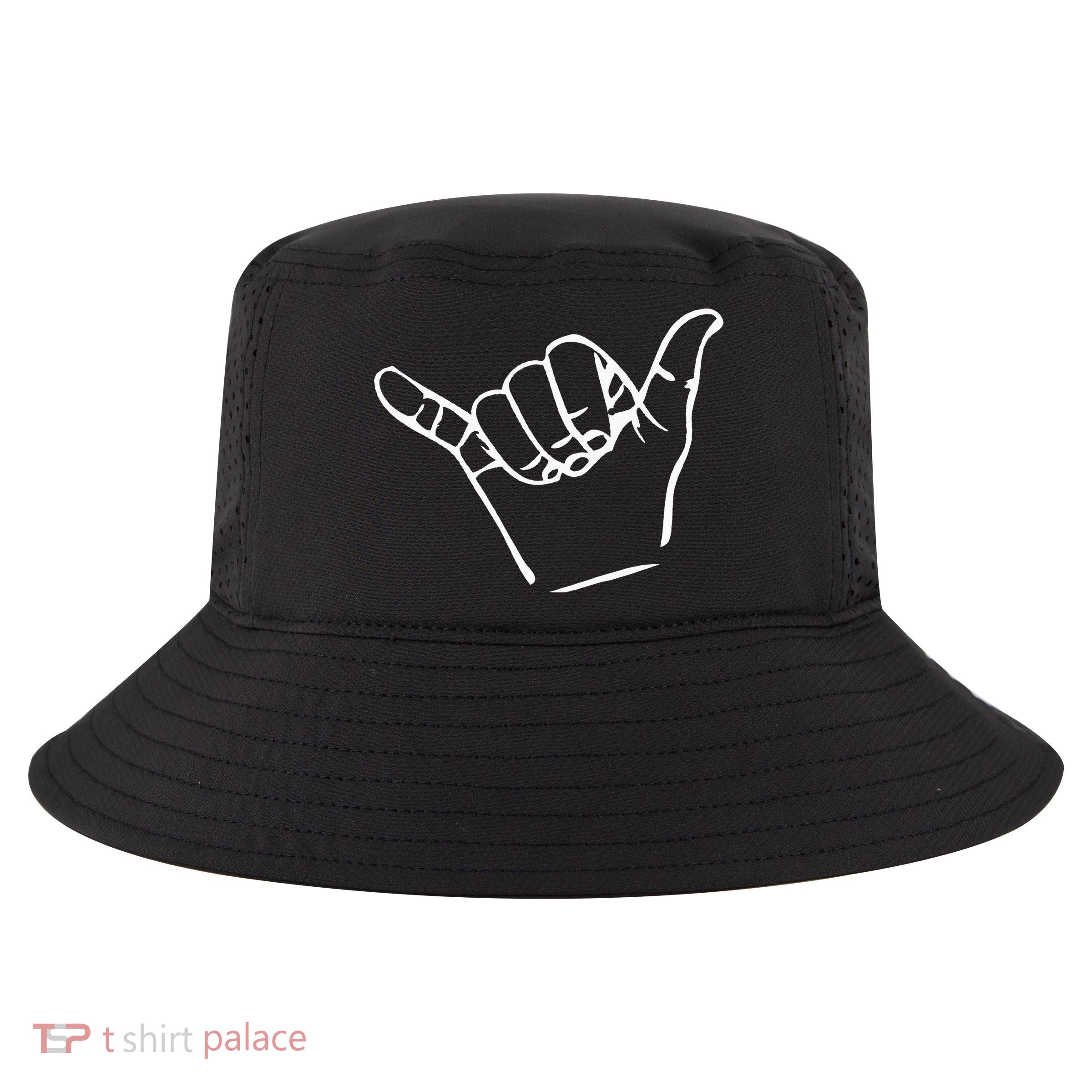 Shaka Sign Good Vibes Retro Hang Loose Cool Comfort Performance Bucket Hat