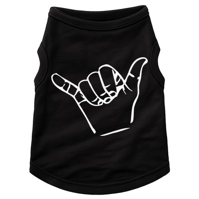 Shaka Sign Good Vibes Retro Hang Loose Doggie Tank