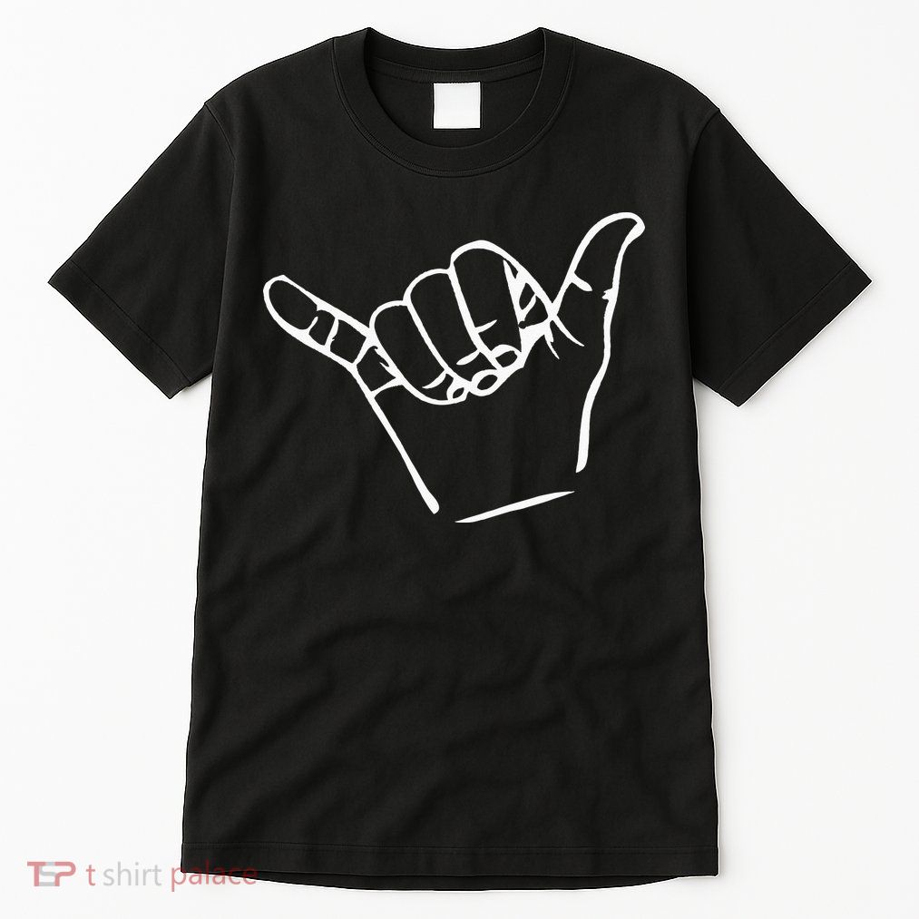 Shaka Sign Good Vibes Retro Hang Loose Tall T-Shirt
