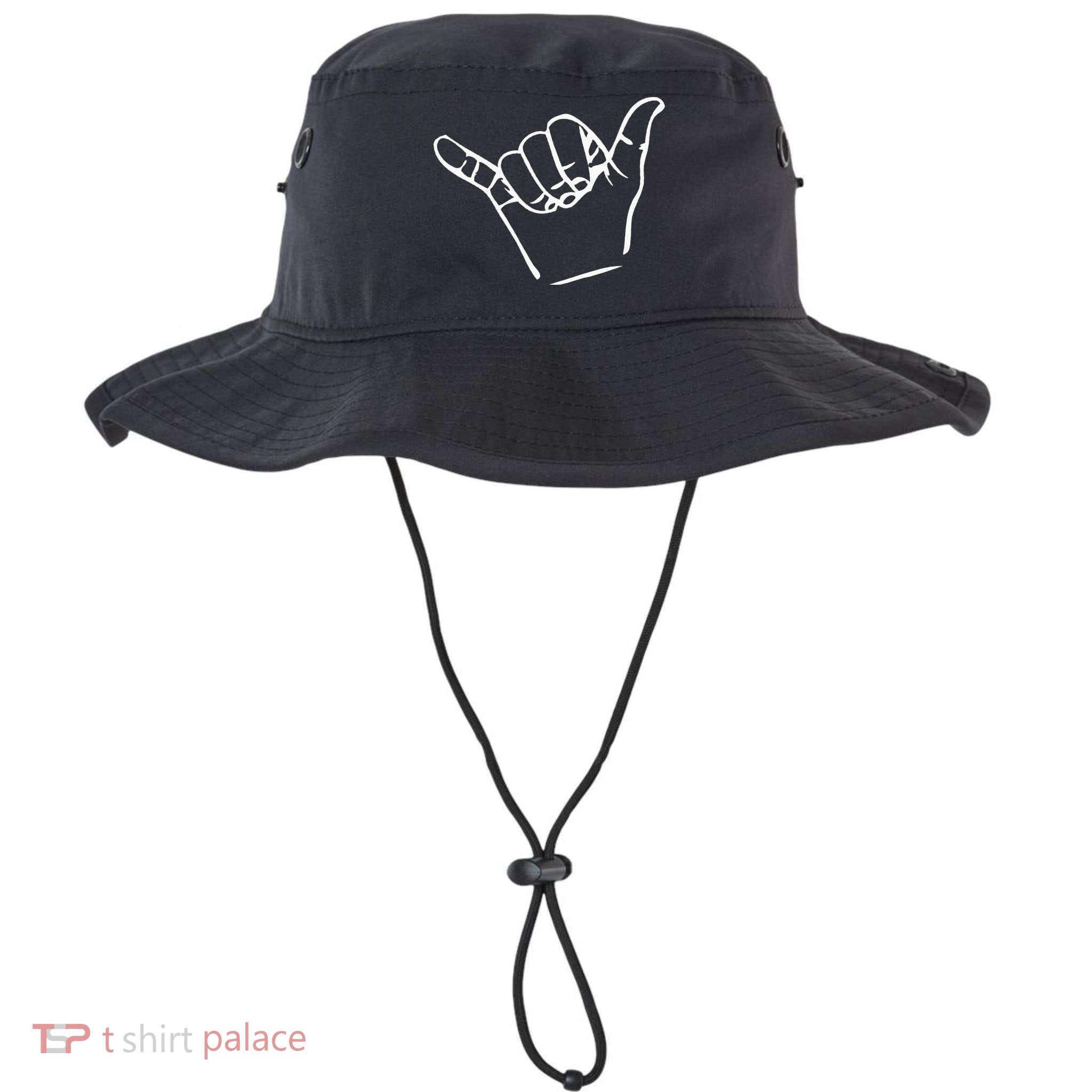 Shaka Sign Good Vibes Retro Hang Loose Bucket Hat